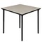 Regency Kee Folding Tables, 30 W, 30 L, 29 H, Wood, Metal Top, Maple TBF3030PLBK - alternate 1
